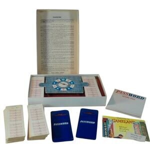 1962 Password Game Volume Two Milton Bradley #4260 w/Extras READ